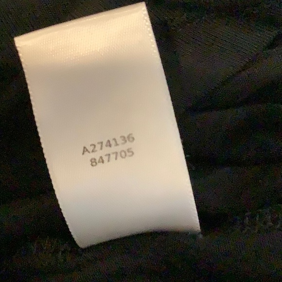 NWOT H BY HALSTON Black Oversized High/Low Shortsleeved Maxi Dress XS - Picture 7 of 7